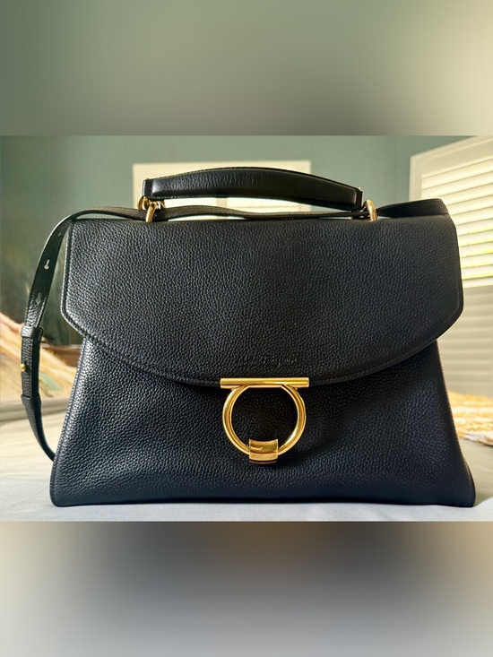 Salvatore Ferragamo Handbags - Salvatore Ferragamo Margot Satchel Leather Large